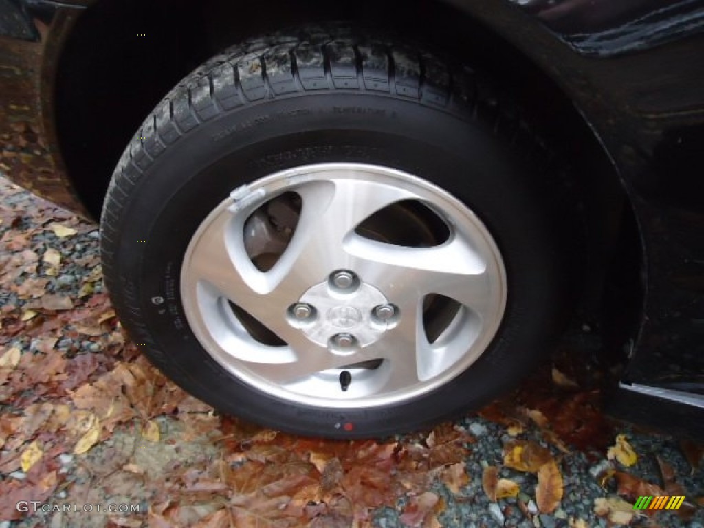 1999 Corolla LE - Satin Black Metallic / Light Charcoal photo #26