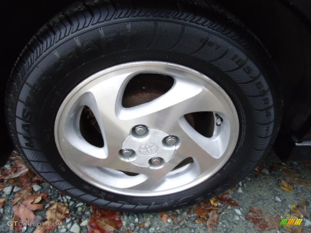 1999 Corolla LE - Satin Black Metallic / Light Charcoal photo #28