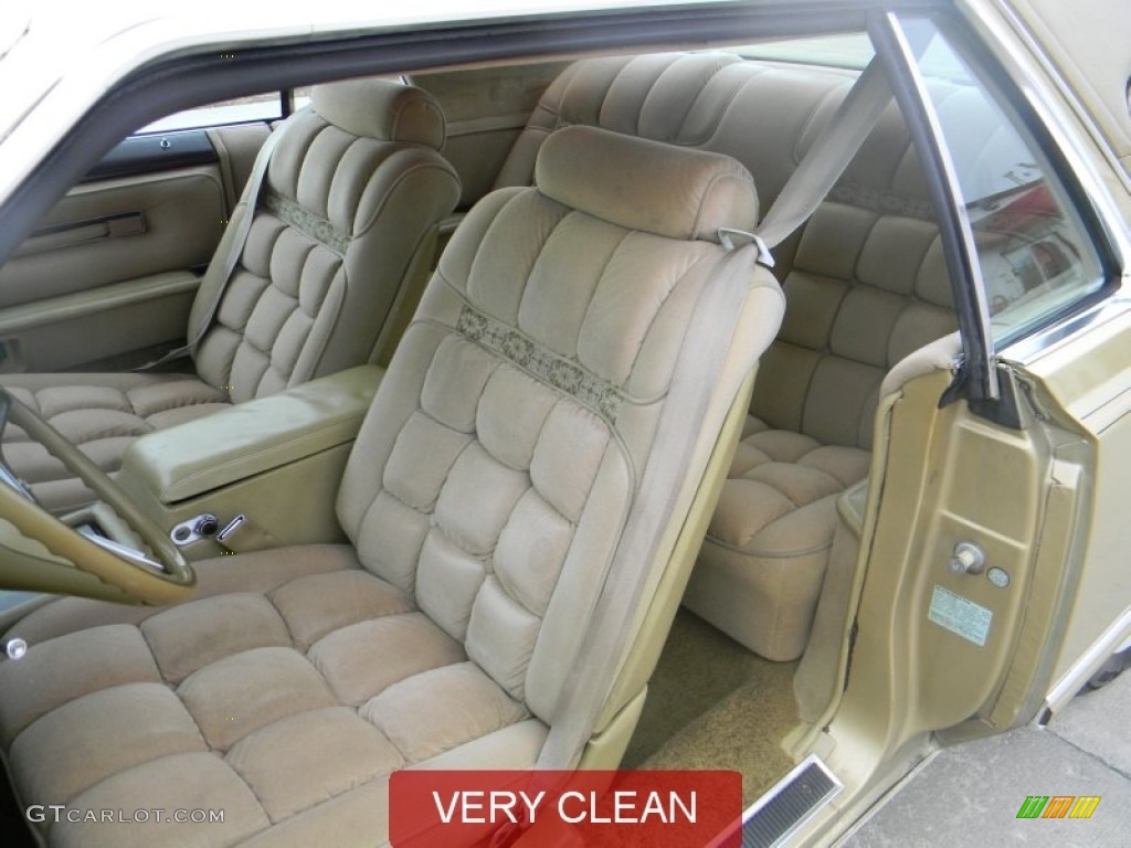 Luxury Gold Interior 1978 Lincoln Continental Mark V Diamond Jubilee Edition Coupe Photo #56687675