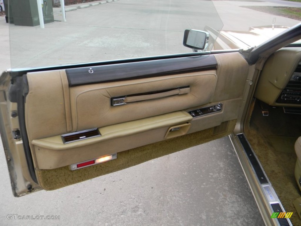 1978 Lincoln Continental Mark V Diamond Jubilee Edition Coupe Luxury Gold Door Panel Photo #56687705