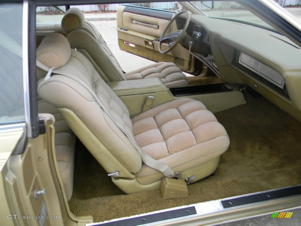 Luxury Gold Interior 1978 Lincoln Continental Mark V Diamond Jubilee Edition Coupe Photo #56687852