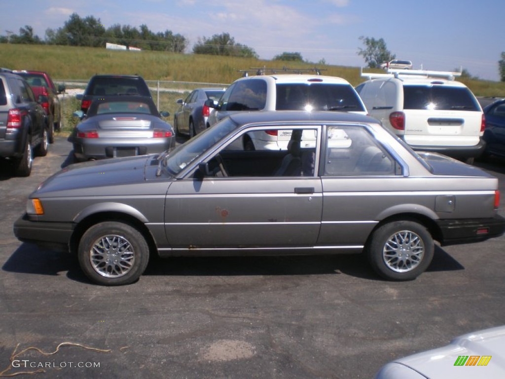 1989 Sentra  - Medium Gray Metallic / Gray photo #2