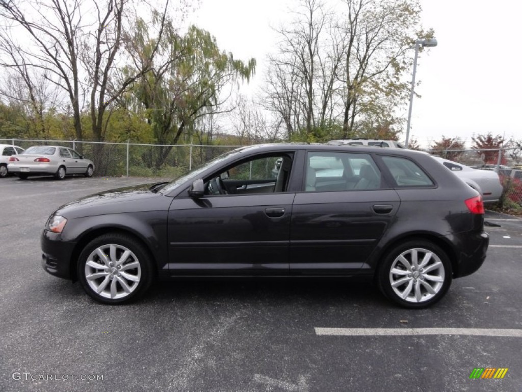 Lava Grey Pearl Effect 2009 Audi A3 2.0T quattro Exterior Photo #56688872