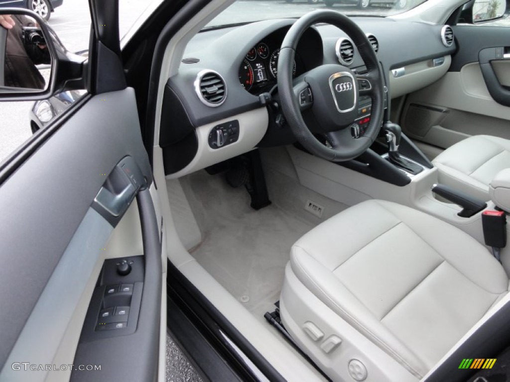 Light Grey Interior 2009 Audi A3 2.0T quattro Photo #56688890