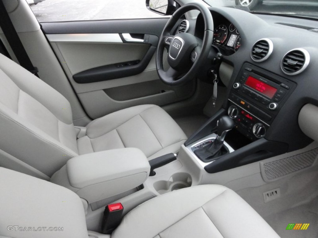 Light Grey Interior 2009 Audi A3 2.0T quattro Photo #56688946