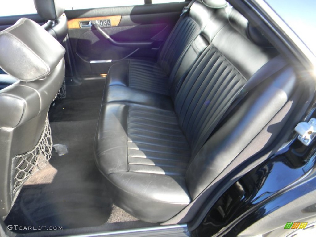 1988 S Class 560 SEL Sedan - Black / Black photo #16