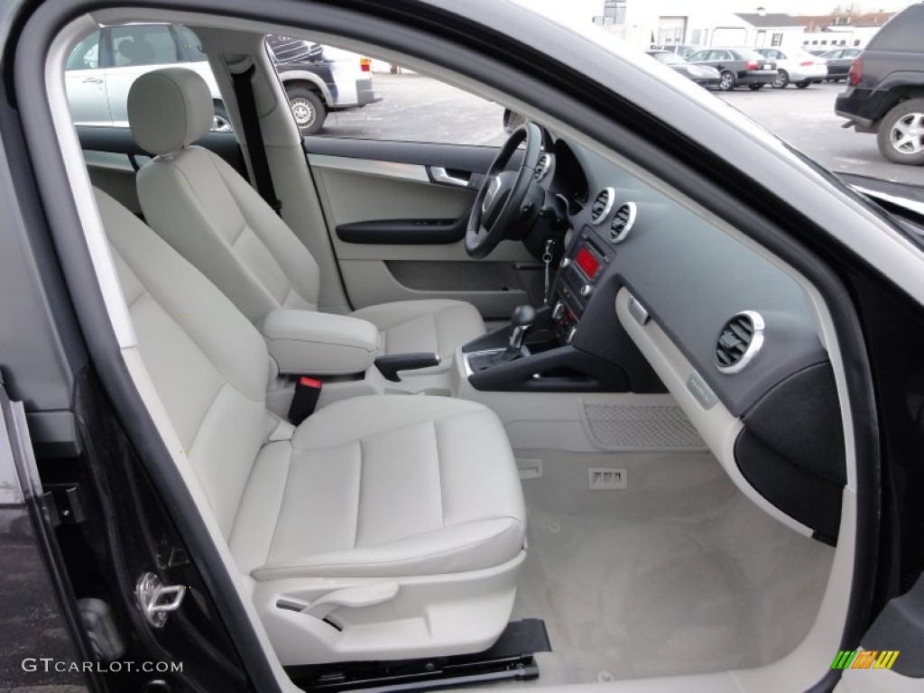 Light Grey Interior 2009 Audi A3 2.0T quattro Photo #56688956