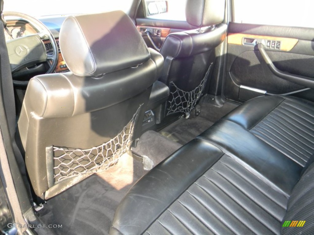 Black Interior 1988 Mercedes-Benz S Class 560 SEL Sedan Photo #56688986