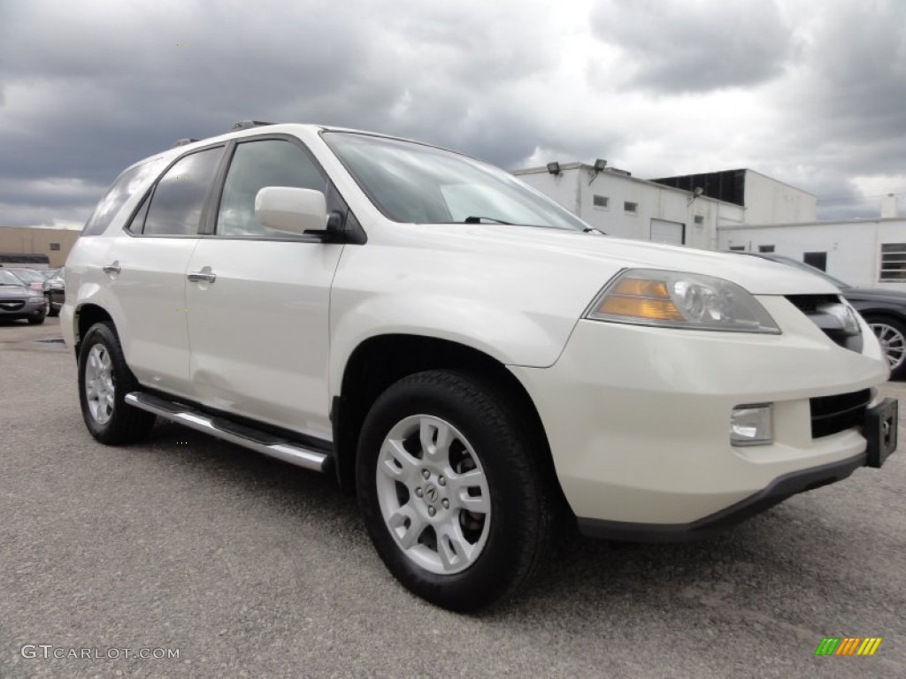 2004 MDX Touring - Aspen White Pearl / Saddle photo #5