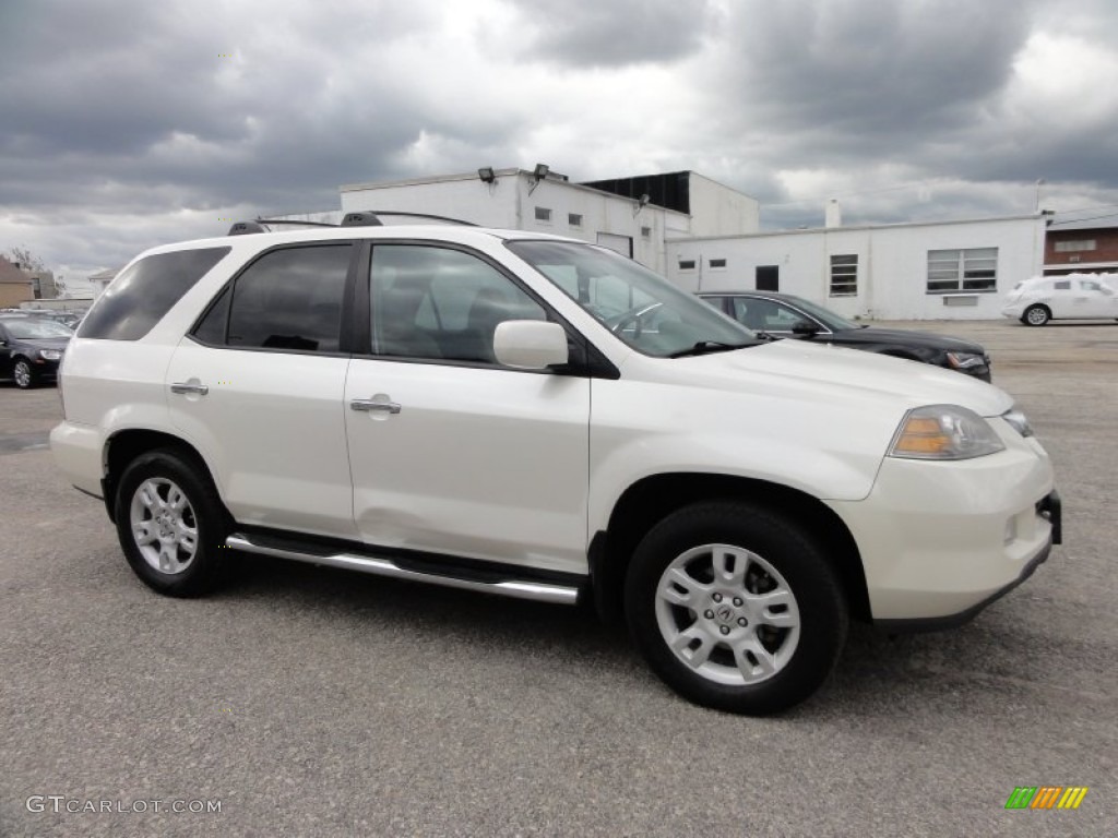 2004 MDX Touring - Aspen White Pearl / Saddle photo #6