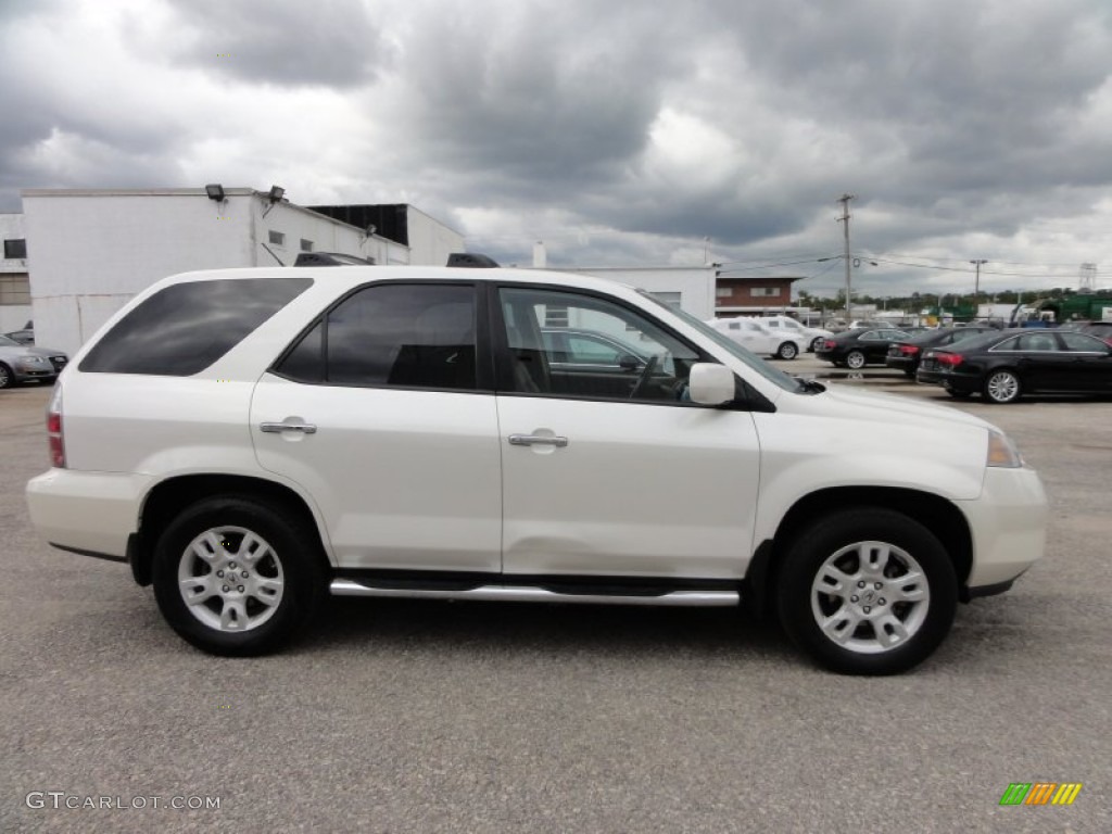 2004 MDX Touring - Aspen White Pearl / Saddle photo #7