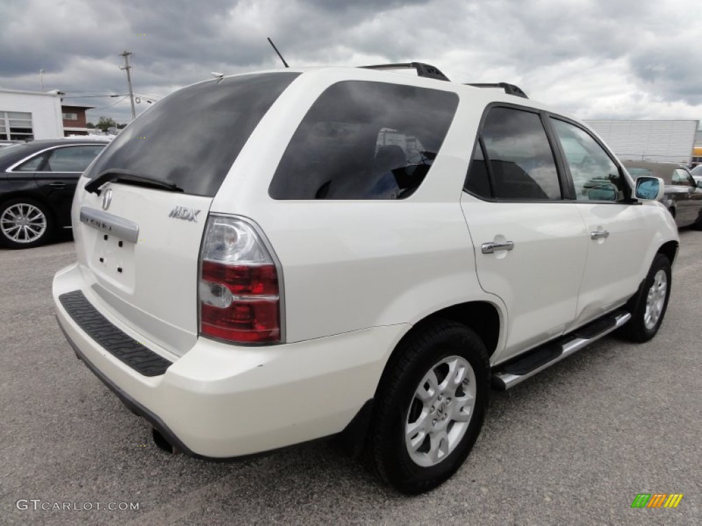 2004 MDX Touring - Aspen White Pearl / Saddle photo #8