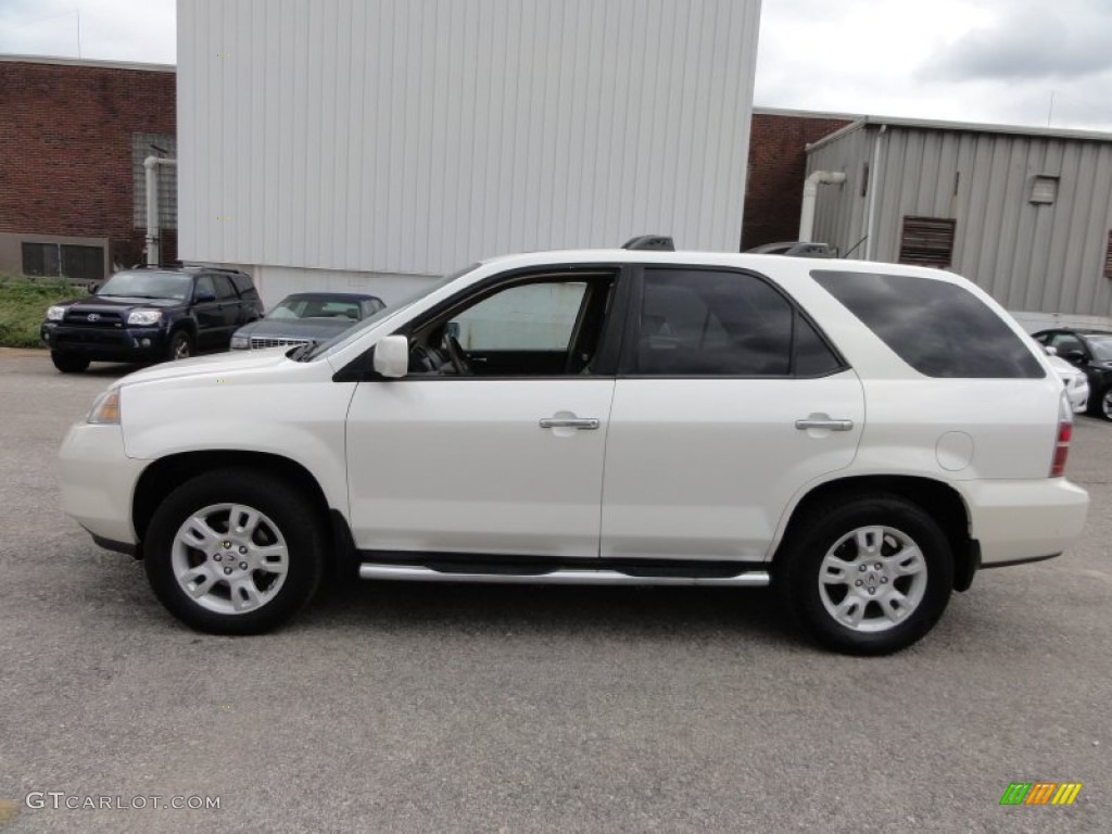 2004 MDX Touring - Aspen White Pearl / Saddle photo #11