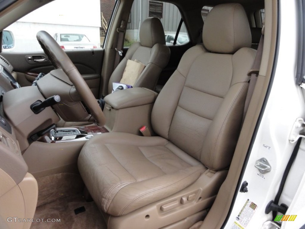 2004 MDX Touring - Aspen White Pearl / Saddle photo #18