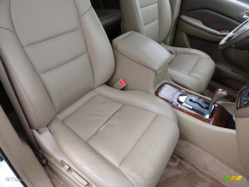 2004 MDX Touring - Aspen White Pearl / Saddle photo #22