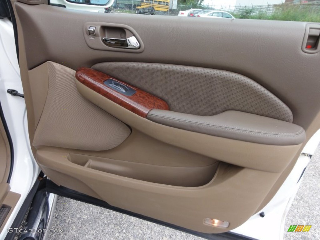 2004 MDX Touring - Aspen White Pearl / Saddle photo #24