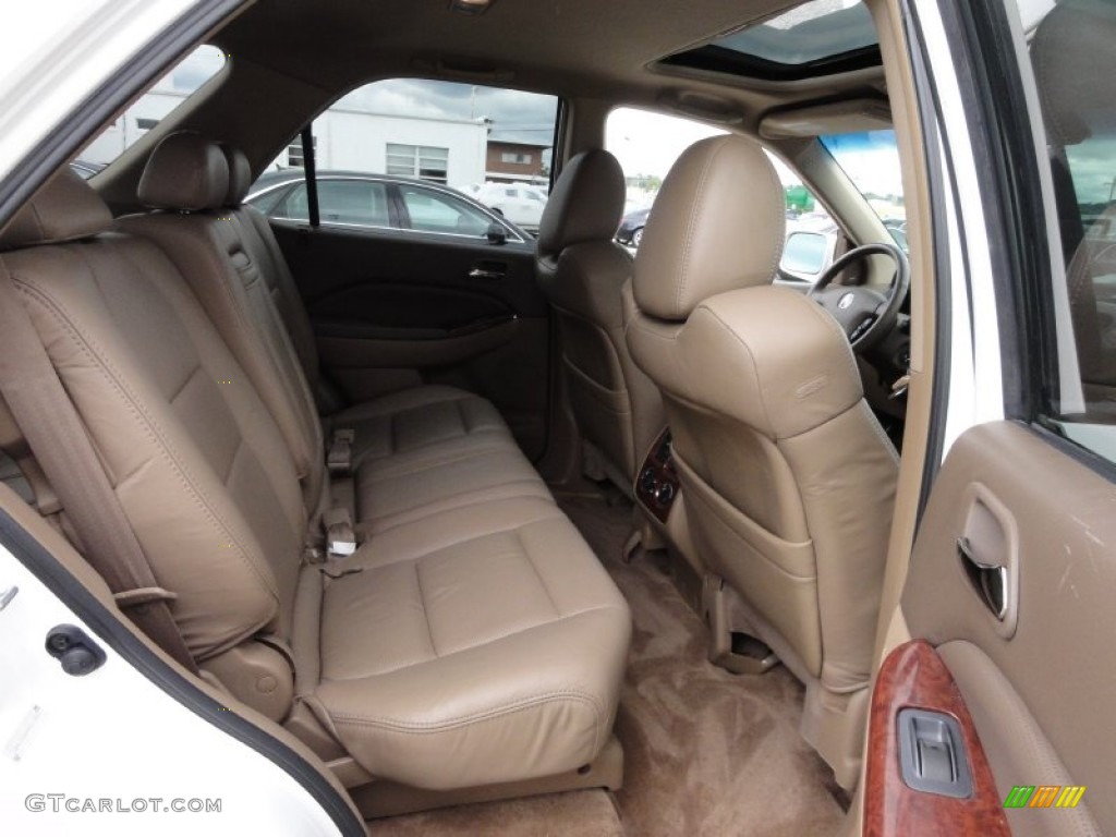 2004 MDX Touring - Aspen White Pearl / Saddle photo #27