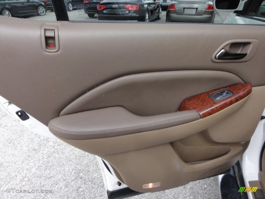 2004 MDX Touring - Aspen White Pearl / Saddle photo #30