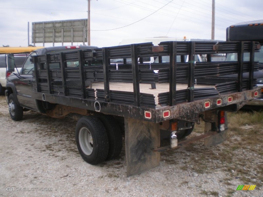 2003 Silverado 3500 Regular Cab Chassis Stake Truck - Dark Green Metallic / Tan photo #6