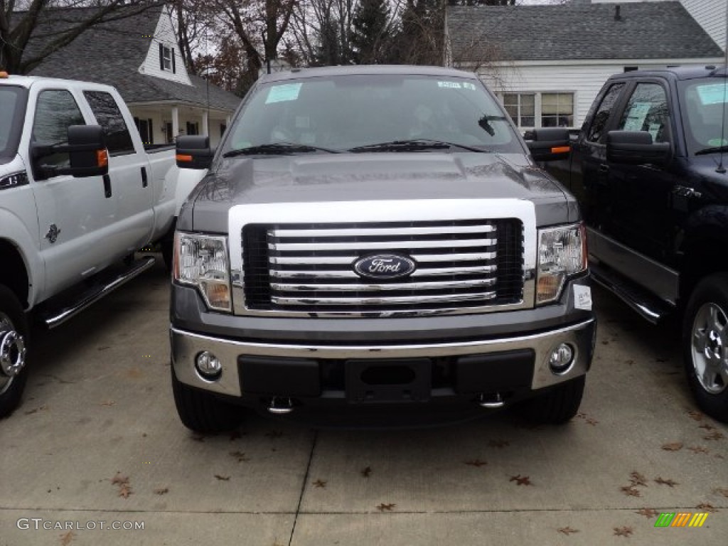 2011 F150 XLT SuperCrew 4x4 - Sterling Grey Metallic / Steel Gray photo #2