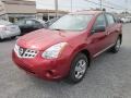 2011 Cayenne Red Nissan Rogue S AWD  photo #3