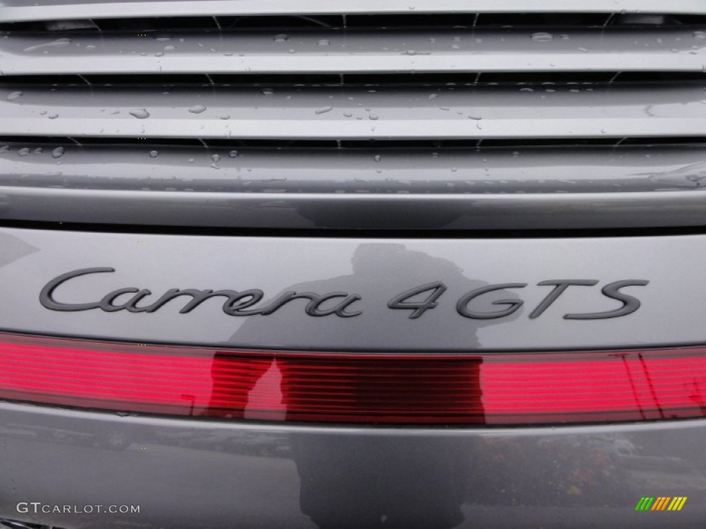 2012 911 Carrera 4 GTS Cabriolet - Meteor Grey Metallic / Black/Black Leather/Alcantara photo #21