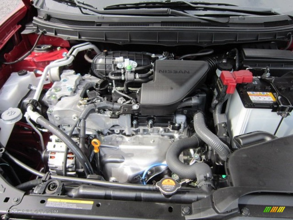 2011 Rogue S AWD - Cayenne Red / Black photo #17