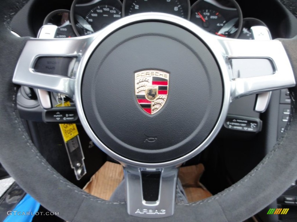2012 Porsche 911 Carrera 4 GTS Cabriolet Black/Black Leather/Alcantara Steering Wheel Photo #56690277