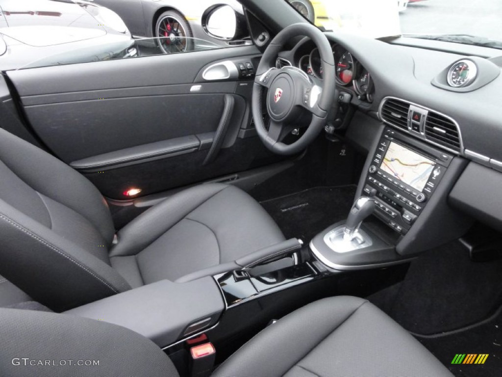 2012 911 Black Edition Cabriolet - Black / Black photo #18