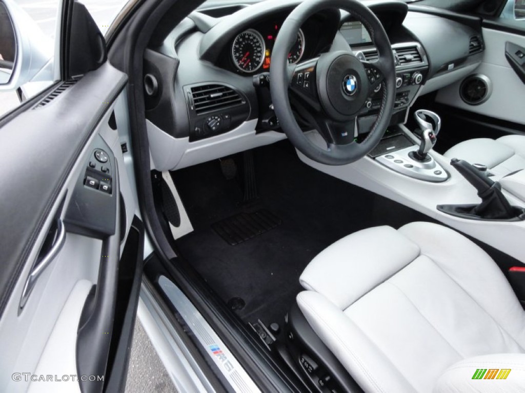 Silverstone II Merino Leather Interior 2009 BMW M6 Coupe Photo #56690803
