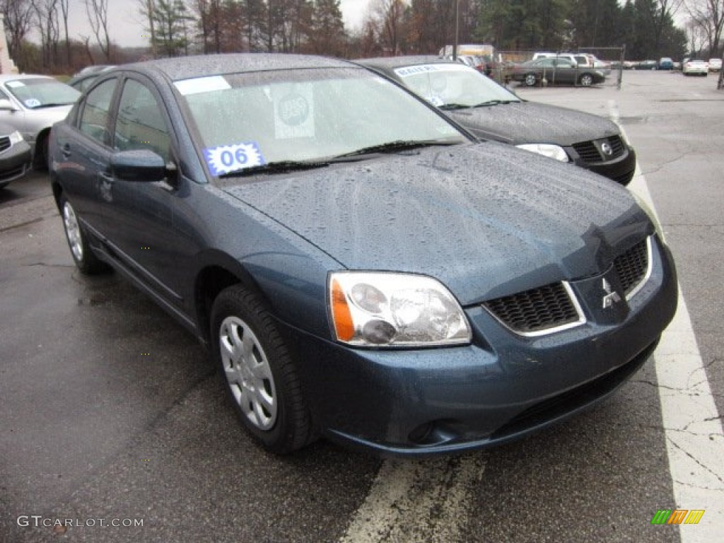 2006 Galant ES - Torched Steel Blue Pearl / Gray photo #1
