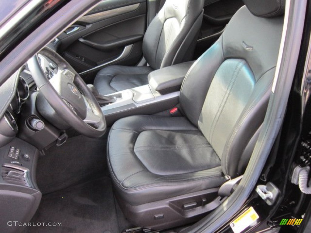 Ebony Interior 2008 Cadillac CTS 4 AWD Sedan Photo #56691927