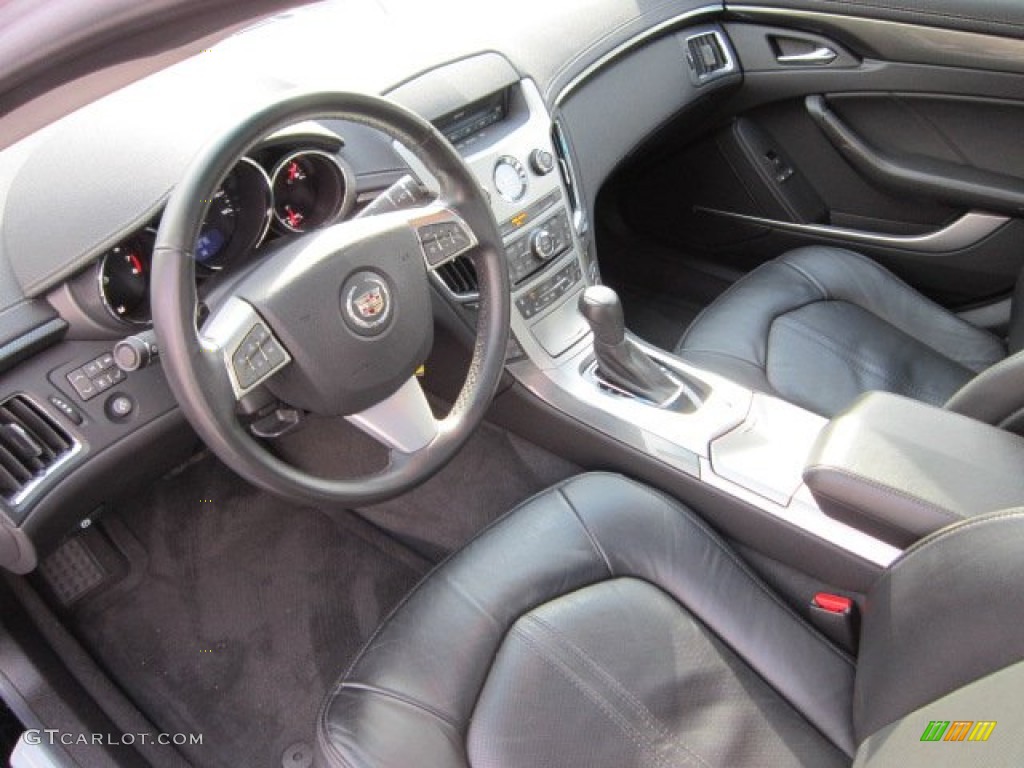 Ebony Interior 2008 Cadillac CTS 4 AWD Sedan Photo #56691933