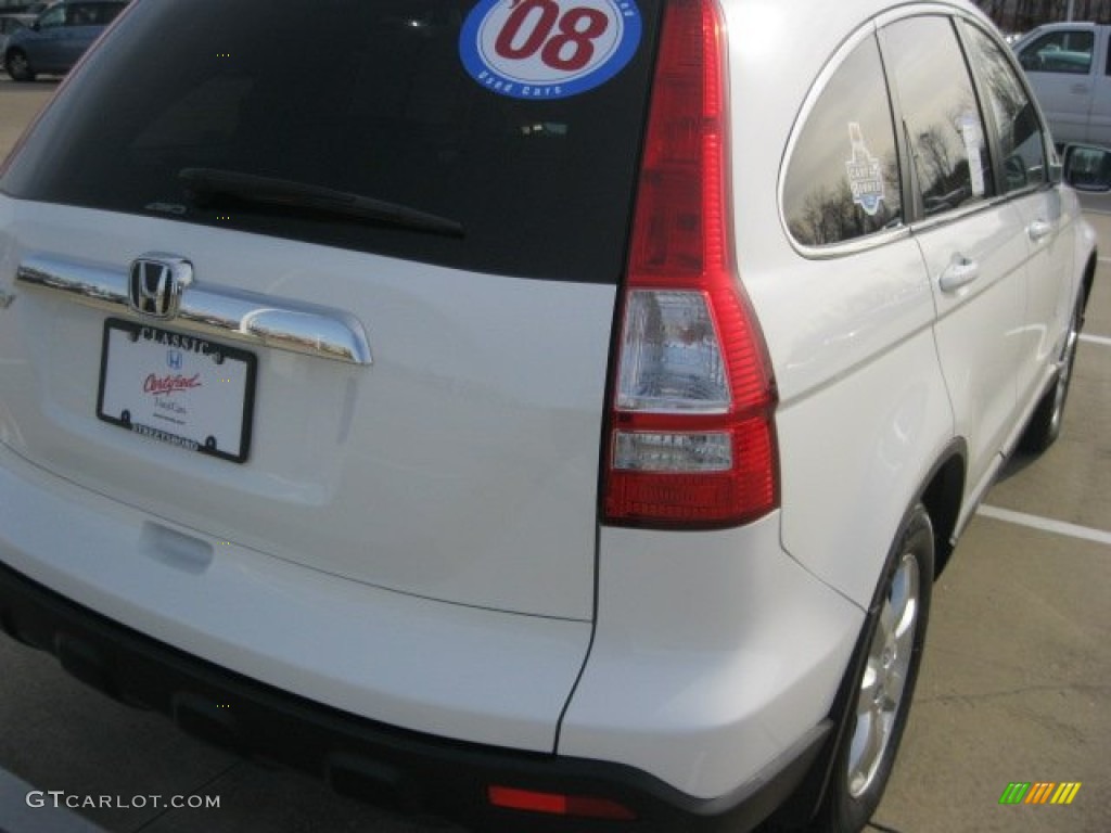 2008 CR-V EX-L 4WD - Taffeta White / Gray photo #10