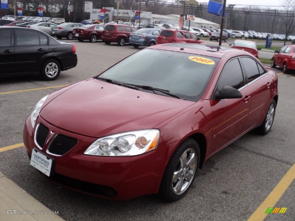 2007 G6 GT Sedan - Performance Red Metallic / Ebony photo #1