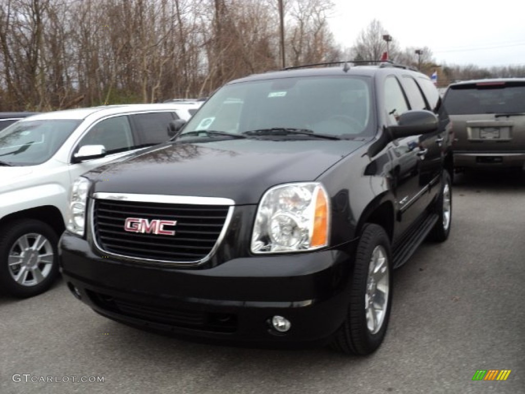 2012 Yukon SLT 4x4 - Onyx Black / Ebony photo #1