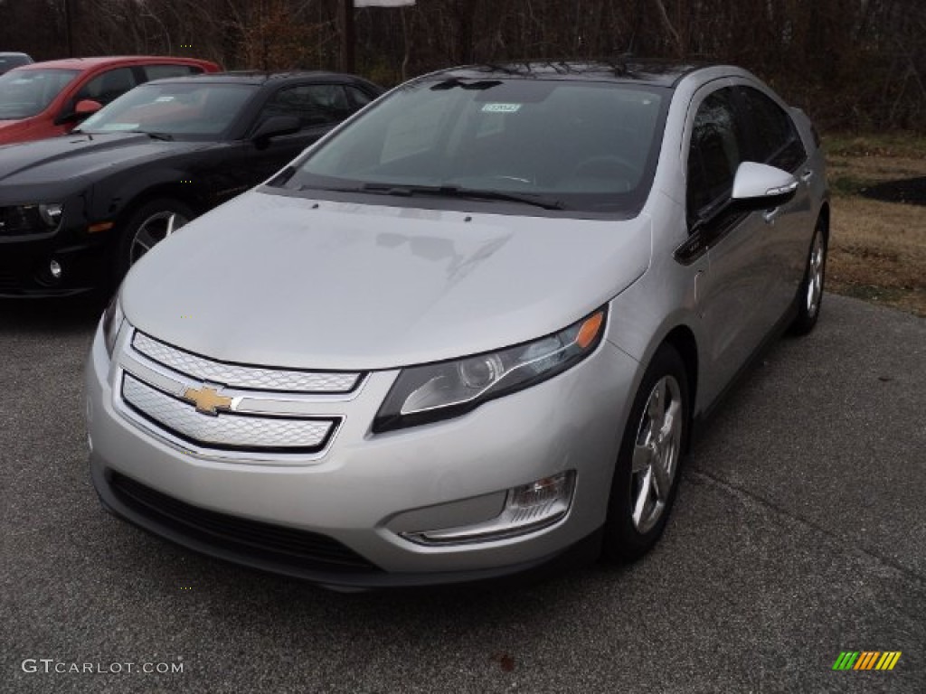 Silver Ice Metallic 2012 Chevrolet Volt Hatchback Exterior Photo #56694380