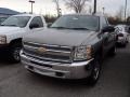 Graystone Metallic - Silverado 1500 LS Regular Cab 4x4 Photo No. 1