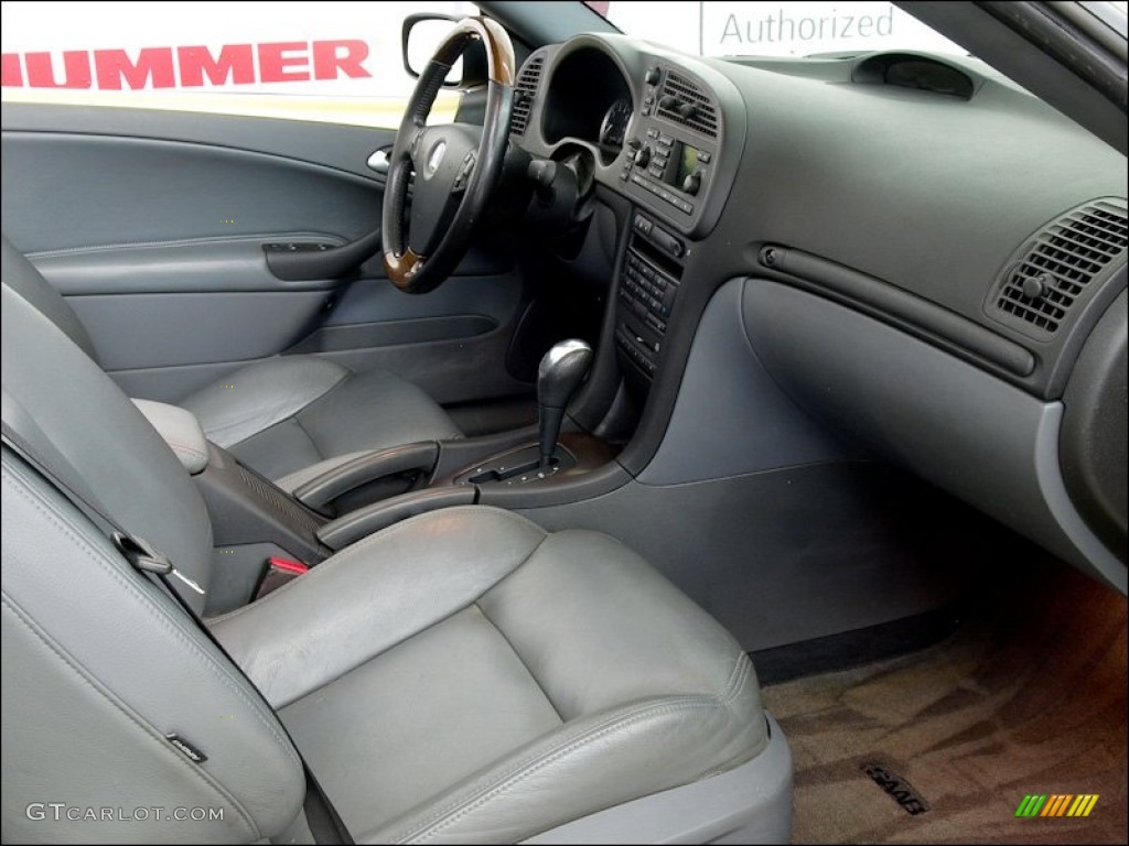 Slate Gray Interior 2004 Saab 9-3 Arc Convertible Photo #56695010