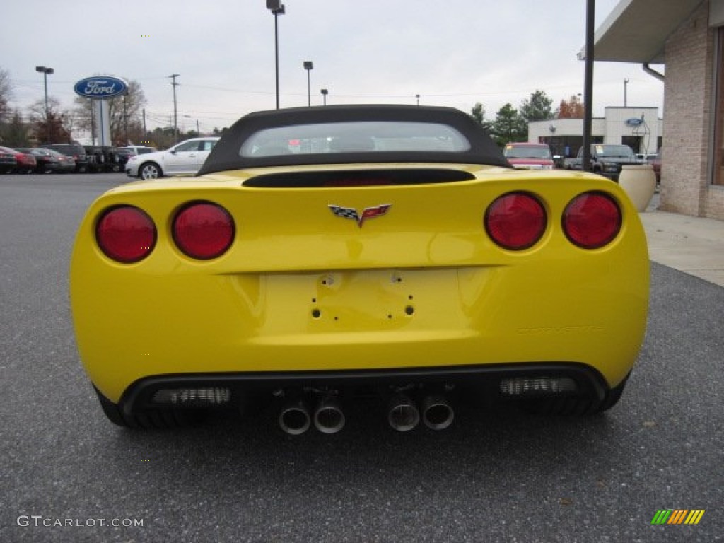 2012 Corvette Grand Sport Convertible - Velocity Yellow / Ebony photo #10