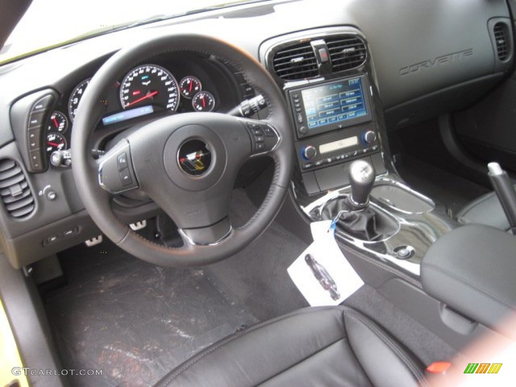 2012 Chevrolet Corvette Grand Sport Convertible Ebony Dashboard Photo #56695066