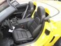 Ebony 2012 Chevrolet Corvette Grand Sport Convertible Interior Color
