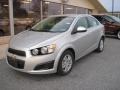 Silver Ice Metallic 2012 Chevrolet Sonic LT Sedan Exterior