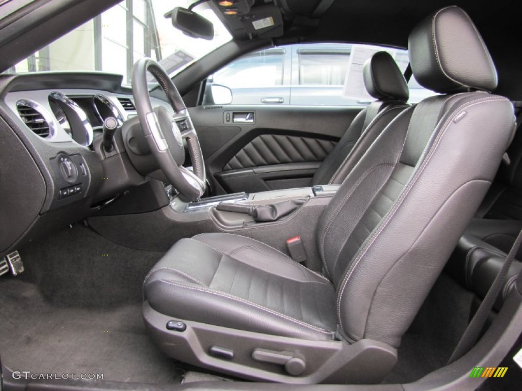 2011 Mustang V6 Premium Convertible - Ebony Black / Charcoal Black photo #3