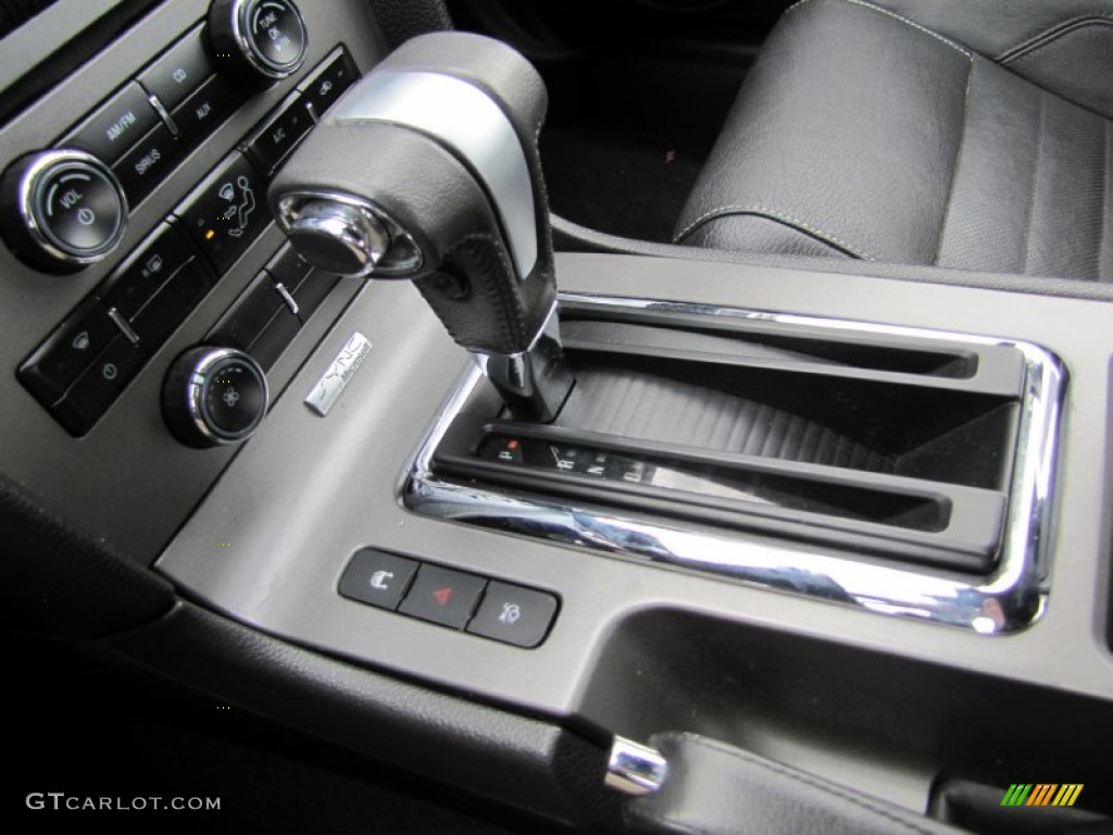 2011 Mustang V6 Premium Convertible - Ebony Black / Charcoal Black photo #16