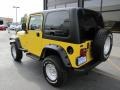 2004 Solar Yellow Jeep Wrangler Sport 4x4  photo #19