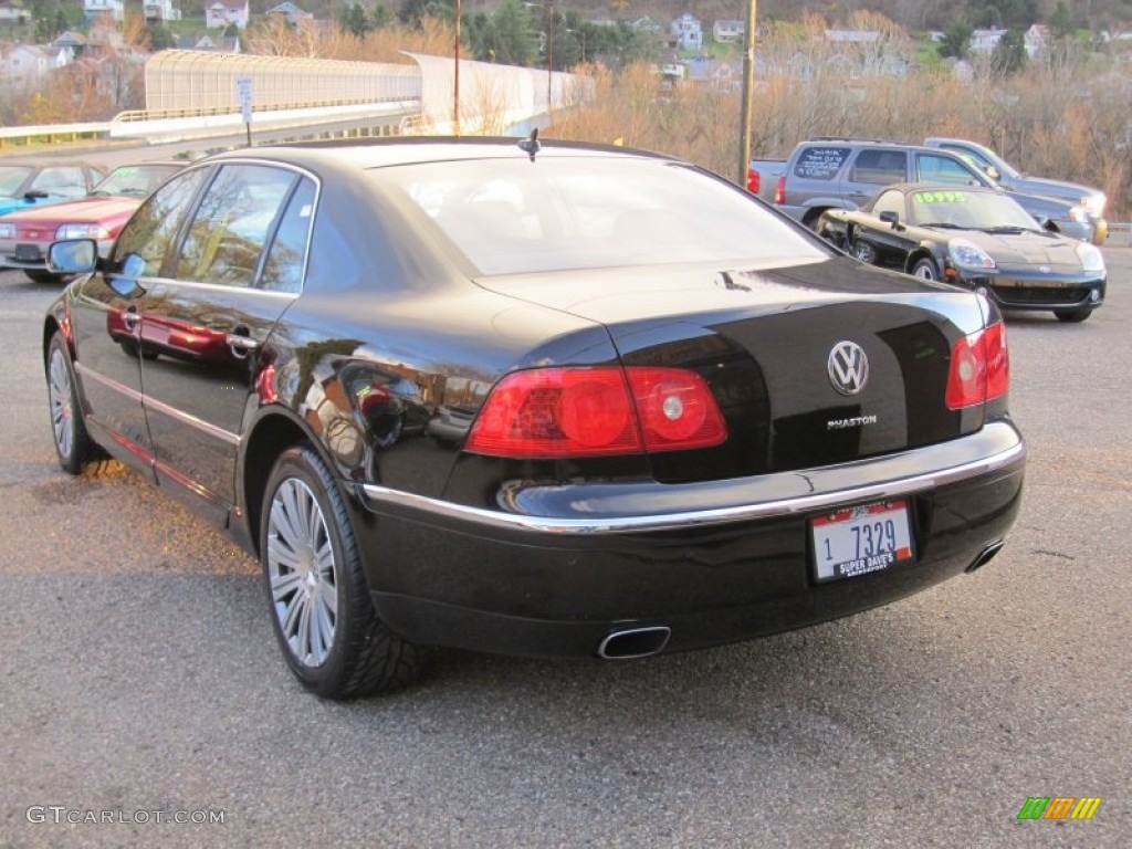 2005 Phaeton V8 4Motion Sedan - Black Klavierlack / Anthracite photo #10