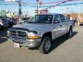 2004 Bright Silver Metallic Dodge Dakota SLT Quad Cab 4x4  photo #1