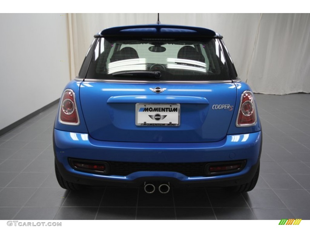 2012 Cooper S Hardtop - Laser Blue Metallic / Carbon Black photo #6