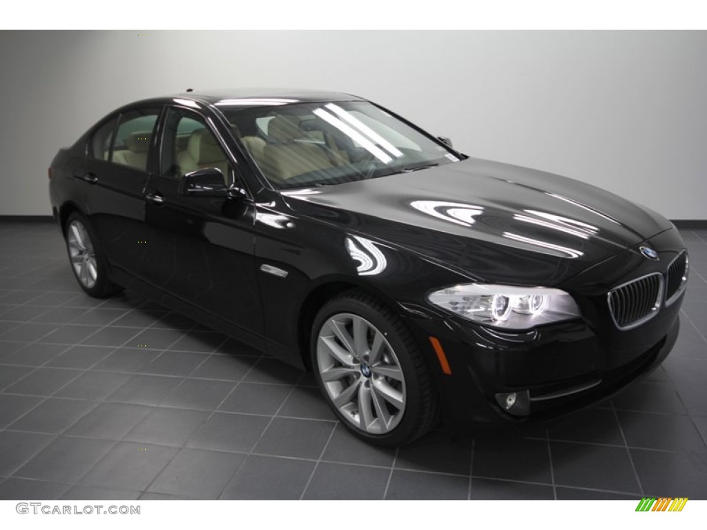 Black Sapphire Metallic 2012 BMW 5 Series 535i Sedan Exterior Photo #56698112